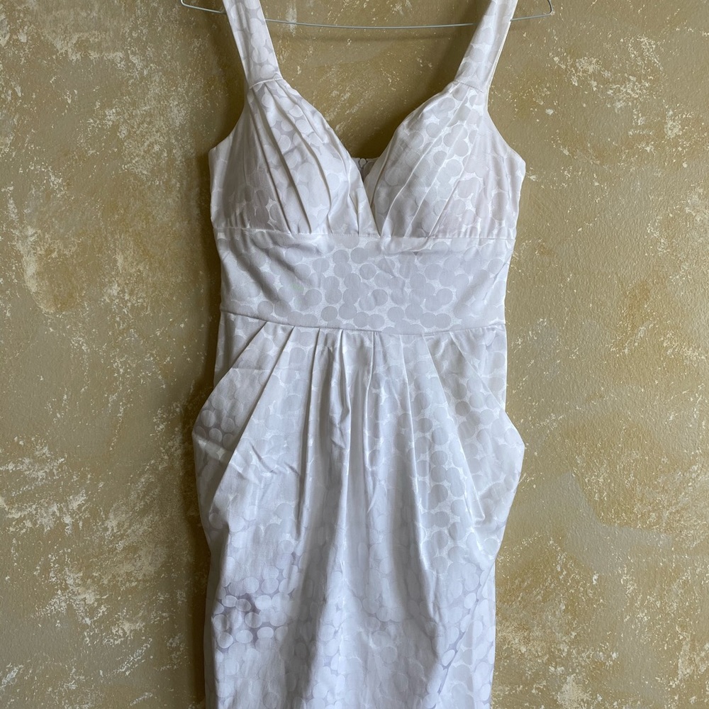 White dress mini length